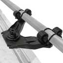 Kayak Paddle Holder, Kayak Accessories for Fishing, Dual Head Kayak Track Mount Accessories, Offset Paddle Holder for Kayaking, Kayak Rail Accessories