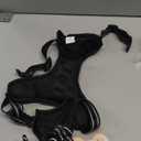 PUPTECK No Pull Dog Harness Medium Sized, Adjustable Reflective Dog Harness with Handle Easy Control, Comfortable Soft Padded Pet Vest Harness for Medium Dogs, Black M