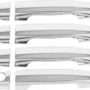 SCITOO Driver Passenger Side Exterior Door Handle Cover for Scion for iM | Exterior Door Handle Cover Replacement|2016 For Scion For iM|Driver Side & Passenger Side Side|Chrome Finish|4pcs