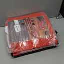 Mrrihand Christmas Ornament Storage Box, Ornament Storage Container with 8 Trays-Xmas Decoration Organizer Keeps 128 Holiday Ornaments 3-Inch, Dual Zipper Closure, 600D Tear-ProofRed