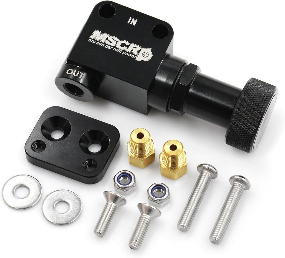 260-8419 Universal Adjustable Billet aluminum Knob Proportioning Valve Kit with bracket