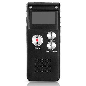 Tellegloww Ghost Hunting Equipment Paranormal Equipment for Ghost Hunting Digital EVP Voice Activated Recorder Rechargeable Recorder Device with Microphone, 8GB(Black)