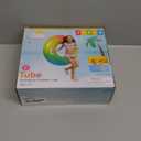 Intex Inflatable Color Whirl Floating Tube Raft w/Handles (Set of 2) 48in 58202EP