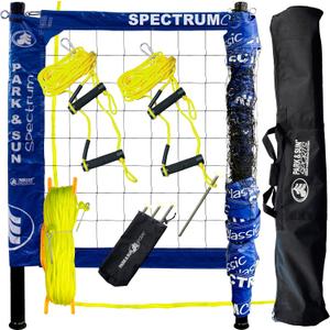 Park & Sun Sports Spectrum Classic: Adjustable Professional Outdoor Volleyball Net System (Denim Blue) Park & Sun Sports Spectrum Classic: Adjustable Professional Outdoor Volleyball Net System (Denim Blue)