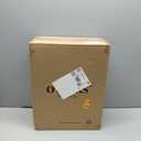 OYEARS 23" Table Lamps for Living Room Set of 2 Bedside Lamps for Night Stands Bedroom Lamps Farmhouse Rattan Boho Lamp Glass Nightlight End Table Lamp with USB C+A (Black),Two Light Points