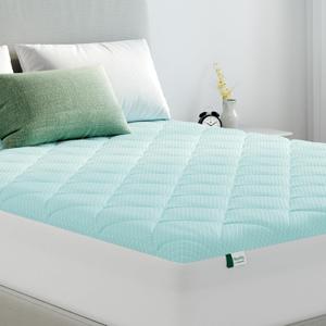 Novilla Cooling Mattress Topper Full Size, Cooling Factors Infused Mattress Pad for Hot Sleepers, Breathable Mattress Cover with Deep Pocket, Soft Down Alternative Bed Topper for Back Pain Relief