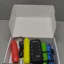 Teacher's Choice 8 Color Handheld Game System - Console Displays First Buzz-in - Great for Jeopardy, Family Feud, Trivia and Buzzer Games - Controller with 8 Joystick Buzzers, 8 Unique Sounds