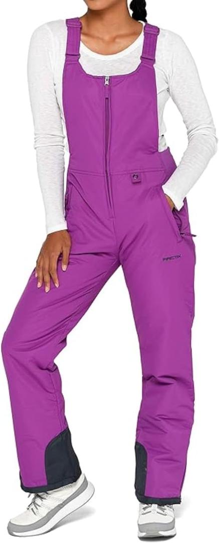 Arctix Kids Insulated Snow Bib Overalls (Medium Husky, Amethyst)