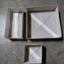 Clothes boxes, 6*12*4 in (8 Pcs) 6.5*6.5*4 in (2 pcs) 12*12*4 in (7 Pcs)