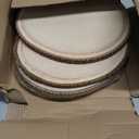 Wood Slices for Centerpieces 4pcs, Wood Rounds Cookies for Crafts, Rustic Wood Circles & Slabs, Wooden Discs for Tables Decor-for Art Projects and Rustic Weddings (4pcs 10-10.5 inch)