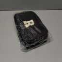 2 x Graduation Gifts for Him - Crossbody Bag for Men, Sling Bag / Waist Pack for Travel & Sports, Initial White L, Black