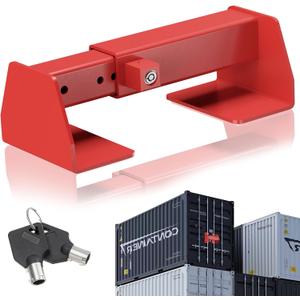 Heavy Duty Shipping Cargo Container Door Lock - Keyed Trailer Door Lock for Semi Trailers, Cargo Vans & Conex Container Locks