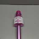 Amazmic Toys for Girls, Kids Karaoke Microphone Toddler Microphone for Kids with Lights, for Girls, Birthday New Year Party Boys Toy Age 3 4 5 6 7 8+(Light Purple)