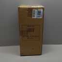 Simple Designs LT1076-GDB Tapered Fabric Drum Shade Table Lamp, Gold and Black, Gold/Black, 8 x 8 x 21