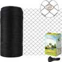 25x50ft Bird Netting, 1 inch Mesh, Heavy Duty Garden Netting for Fruit Trees, Blueberry Bushes, Vegetables, Extra Strong Woven Mesh Against Birds, Deer, Squirrels, Poultry and Other Animals