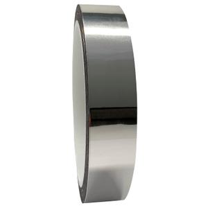 Silver Metalized Polyester Mylar Film - 3/4 inch x 55 yds. Mirror Decor Tape for Accent Walls, Doors, Cabinets and Graphic Art
