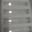 Plant Propagation Station, Plant Terrarium with Wooden Stand, Plants Pots for Hydroponics, Small Birthday Gardening Gifts for Women Mom Plants Lovers Unique - 5 Glass Test Tubes Vases