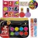Rainbow High - Townley Girl Cosmetic Makeup with Palette Bag Set Includes Lip Gloss, Nail Polish & Eye Shadow and More! for Kids Girls, Ages 6+ Perfect for Parties, Sleepovers and Makeovers