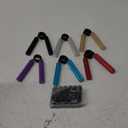 Grip Strength Trainer, 6 Pack Grip Strength Trainer Set (50-350LB), No Slip Hand Grip Strengthener, Wrist Forearm Strengthener with Grip Tape for Strength Training, Exercise, Injury Recovery (Purple+Silver+Gold+Blue+Black+Red (50-200 LBS))