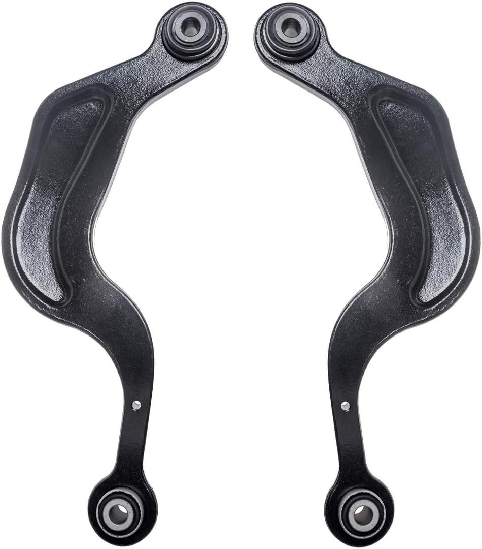TUCAREST 2Pcs K641643 K641644 Left Right Rear Upper Rearward Control Arm Compatible With 08-15 Bu-ick Enclave /09-15 Chevy Traverse /07-15 G-MC Acadia /07-10 Sa-turn Outlook Lateral Link Suspension