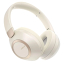 LORELEI B-C6 Wireless Over Ear Headphones, 50H Playtime Foldable Lightweight Bluetooth Headsets, Deep Bass, Built-in Microphone, Memory Foam Earmuff, for Travel, Home Office (Beige White)Amazon's Choice
