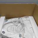 Electric Bidet Toilet Seat, Elongated, Warm Water with Air Dryer, Heated Seat and Slow Close Lid, Adjustable Water Temperature, Front and Rear Wash, LED Nightlight, Wireless Remote, 102