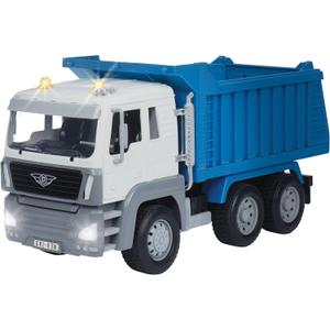 Driven by Battat Dump Truck Toy, Lights and Sounds, Standard Size, Trucks, 1: 16 Scale