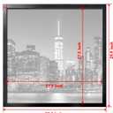 Annecy 28x28 Picture Frame Black1 Pack, 28x28 Picture Frame for Wall Decoration, Classic Black Minimalist Style Suitable for Decorating Houses, Offices, Hotels