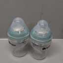 Tommee Tippee Advanced Anti-Colic 9 oz BPA Free Baby Bottles, Newborn 0+ Months, Slow Flow Breast-Like Nipple, Unique Design Keeps Air Away from Milk and Baby, Clear, Pack of 2
