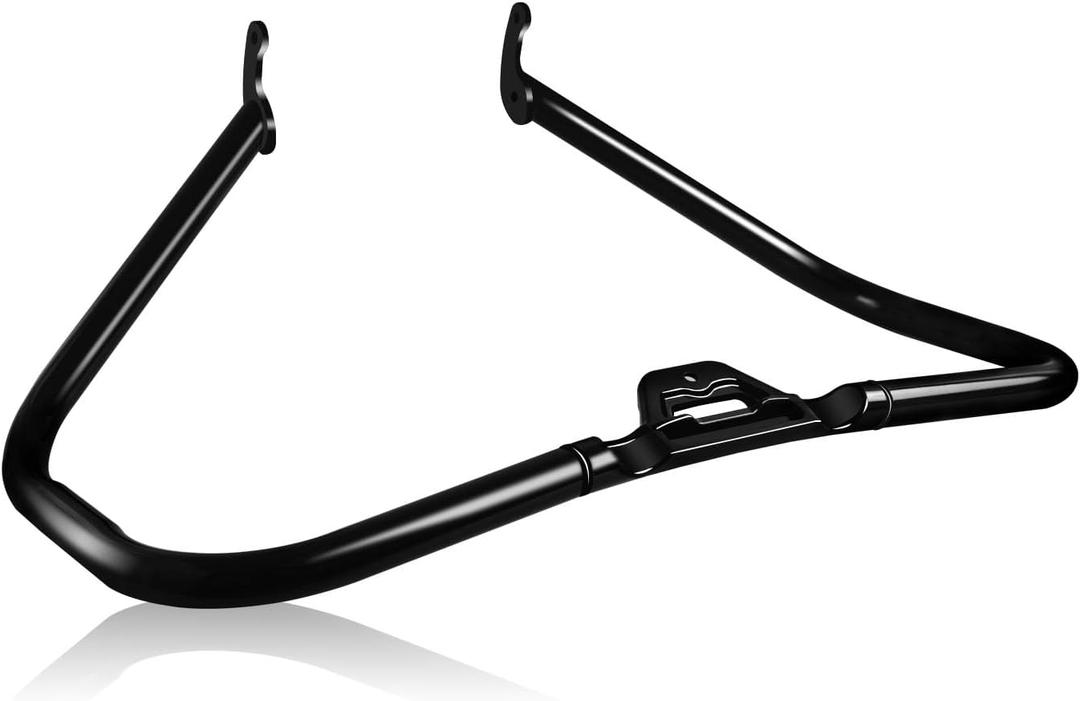 Black Engine Guard Highway Crash Bar Fits for Harley Softail Models 2018-2024 Breakout FXBR Deluxe FLDE Heritage Low Rider FXLRST Fat Bob Fat Boy Street Bob Slim Sport Glide