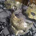 Masquerade Masked Ball Party Prom Fancy Dress Costume Accessory, Unisex-Adult, 49 pieces