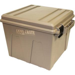 MTM ACR12-72 Ammo Crate Utility Box |Dry Storage of Gear | Carries 100lbs of gear| Stackable, four tie down points | Double padlock tapped for security | Dark Earth