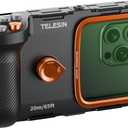 Underwater Waterproof Diving Snorkeling Phone Case,Universal Underwater Photo & Video Diving Housing Handle Grip for iPhone 16 15 14 13 12 11 Pro Max/XS/X Samsung Galaxy and More Phones (20M/65ft)