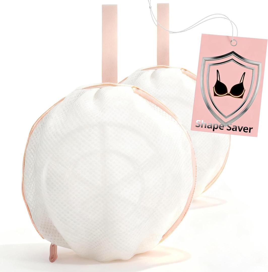 2Pcs Bra Laundry Bags for Washer and Dryer Wash Bags Bra Lingerie Underwear