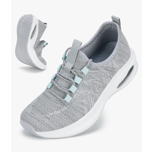 Wide Toe Box Shoes Women Extra Wide Width Sneakers Air Cushion Road Running Shoes Ultra Light Tennis Gym Workout Training Shoes Breathable Walking Shoes with Arch Support, 40