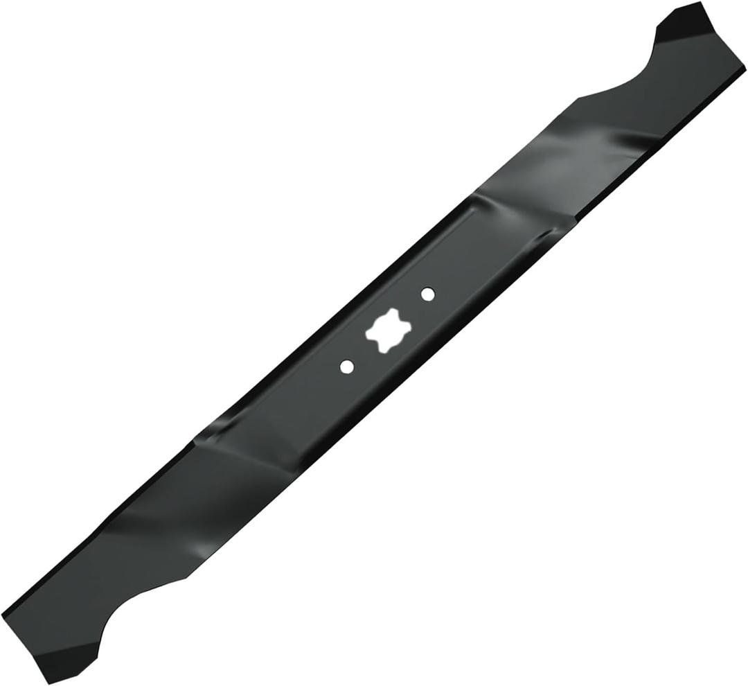 21 inch Mulching Blades for Cut MTD/Cub Cadet/Troy-Bilt Replaces 742-04100, 742-0741, 742-0741A, 942-0741, 942-0741A (1 Pack), Black
