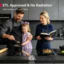 GASLAND Electric Cooktop 36 Inch, 5 Burners with Bridge Zone, 220V
ETL Certified, 9200W High Power, Cook Multiple Dishes at Once, Touch Control, Timer & Child Lock, Ideal for Family Gatherings