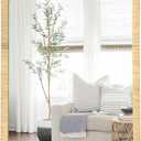 Rectangle Rattan Wall Mirror 22"x28" Rattan Mirror Wooden Framed Wall Mounted Mirror for Bathroom Farmhouse Wicker Mirror for Entryway Living Room Nursery Bedroom Fireplace Nature
