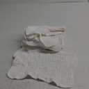 Health 9 Pack Muslin Burp Cloths Large 100% Cotton, Hand Wash Cloth 6 Layers Extra Absorbent and Soft White