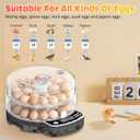 Egg Incubator with Automatic Egg Turning and Humidity Control, Intelligent Egg Incubator with Automatic Temp. Adjustment (48)