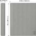 16 Pocket Toploader Binder,Holds 640 3x4 Toploader Hard Cases,Sleeves Card Collection Binder,20 Double Sided Pages,Compatible with Trading & Sports Holder(Gray)