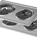 [2 PACK] Upgraded JEA7000ADSA Coil Element Cartridge Compatible with Jenn Air Cooktop Replacement Parts, JEA7000ADS Oven Coil Replacement For Whirlpool Electric Burner Cartridge