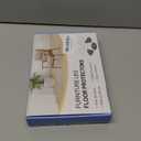 24 Pcs Chair Leg Floor Protectors Round, Silicone Felt Furniture Leg Pads Caps Covers for Hardwood Floors (Fit 1-5/16" to 2") (Clear)