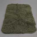 OLANLY Bathroom Rugs 24x16, Extra Soft Absorbent Chenille Bath Rugs, Rubber Backing Quick Dry, Machine Washable Bath Mats for Bathroom Floor, Tub and Shower, Home Decor Accessories, Sage Green