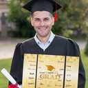 Gold Class of 2025 Graduation Signature Book  Creative Guest Book Alternative for High School & College Graduates, 2025 Graduation Party Decorations Keepsake Gifts