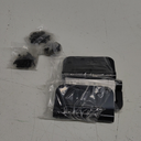 Haidms 3 Pack Self Closing Door Hinges 4 Inch Matte Black Adjustable Tension Spring Loaded Door Hinges with 5/8" Radius Corner for Exterior Interior Door (3 Pack, Matte Black-5/8")