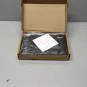 Aimosen 10x8 FT Black Backdrop Background for Photography, Chromakey High Density Polyester Fabric Black Photo Backdrop Curtain Screen Collapsible Seamless for Shoot Portraits Party Video Studio