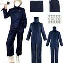 Inumaki Toge Costume Cosplay Outfit Inumaki Toge Uniform JJK Suit Full Set (XX-Large)