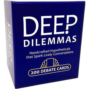 Conversation Cards for Ridiculous Debates & Better Relationships for Couples, Friends, & Family. 200 'Would You Rather' Ice Breakers - Adults 16+