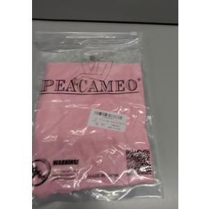 Girl's Short Sleeve Tee Summer Crewneck T-Shirt Casual Loose Fit Basic Shirts (Pink)